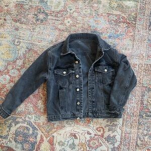 Brandy Black Denim Jacket